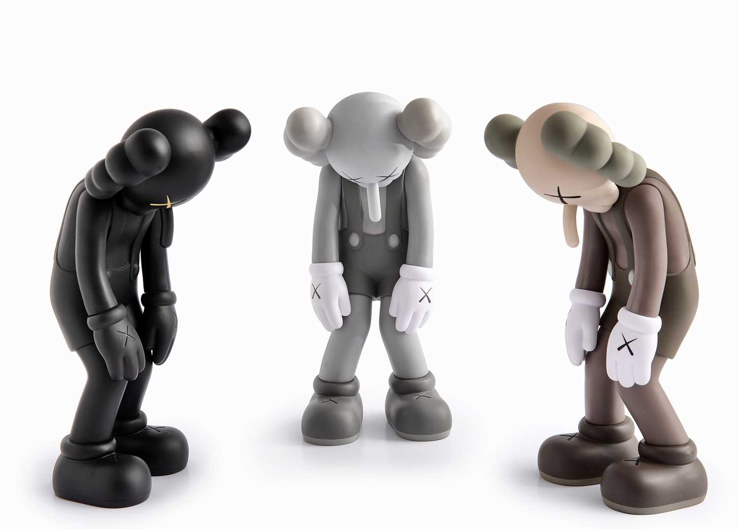 Lot 131 - Kaws (American 1974-), 'Small Lie (Brown, Black & Grey'), 2017