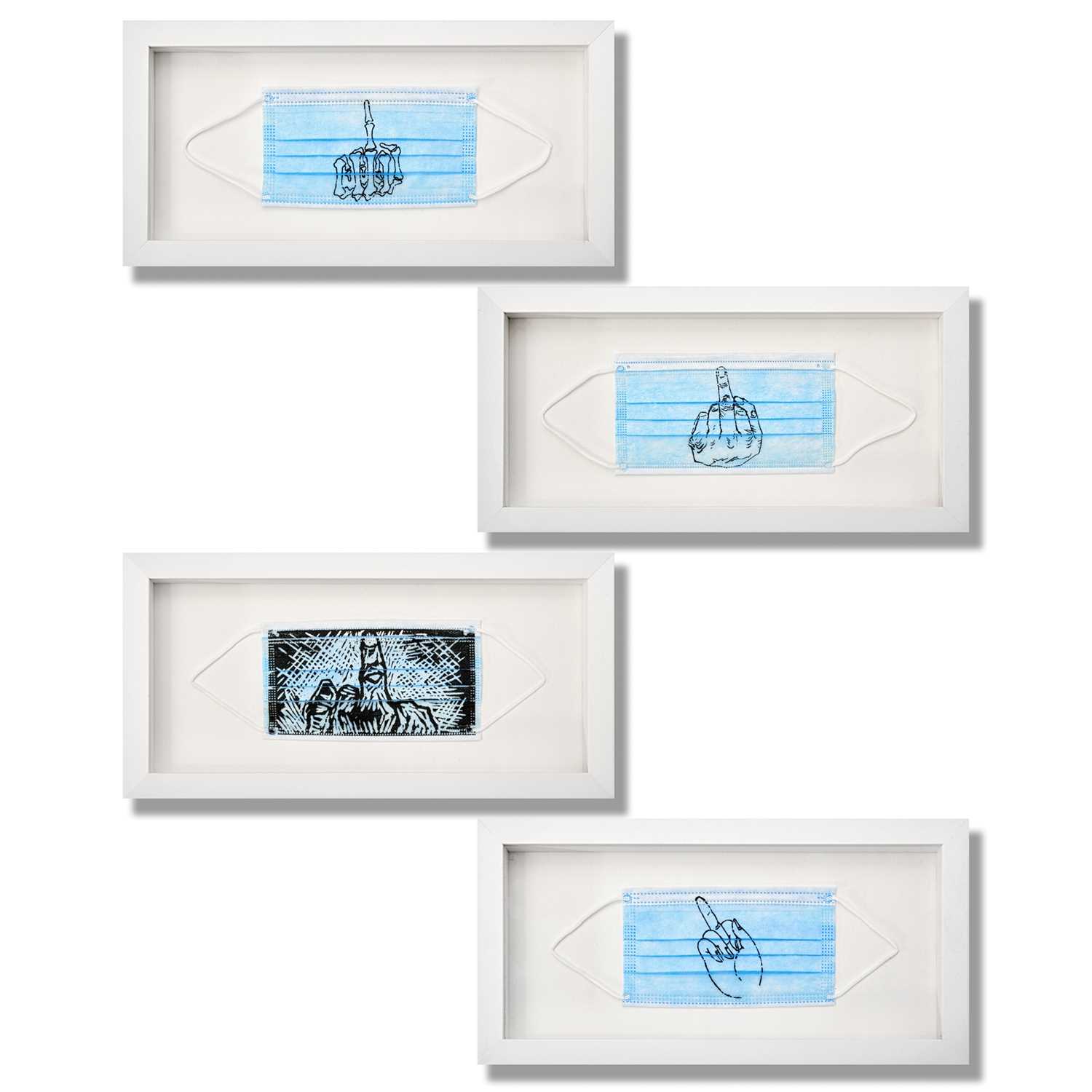 Lot 4 - Ai Weiwei (Chinese 1957-), 'Mask (Set Of Four)', 2020