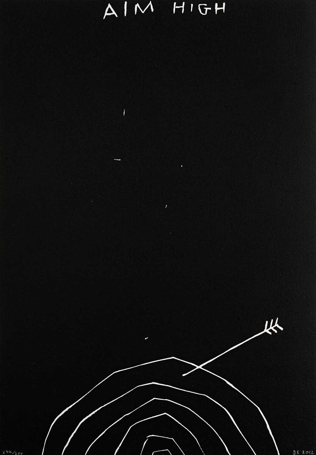 Lot 47 - David Shrigley (British 1968-), 'Aim High', 2012