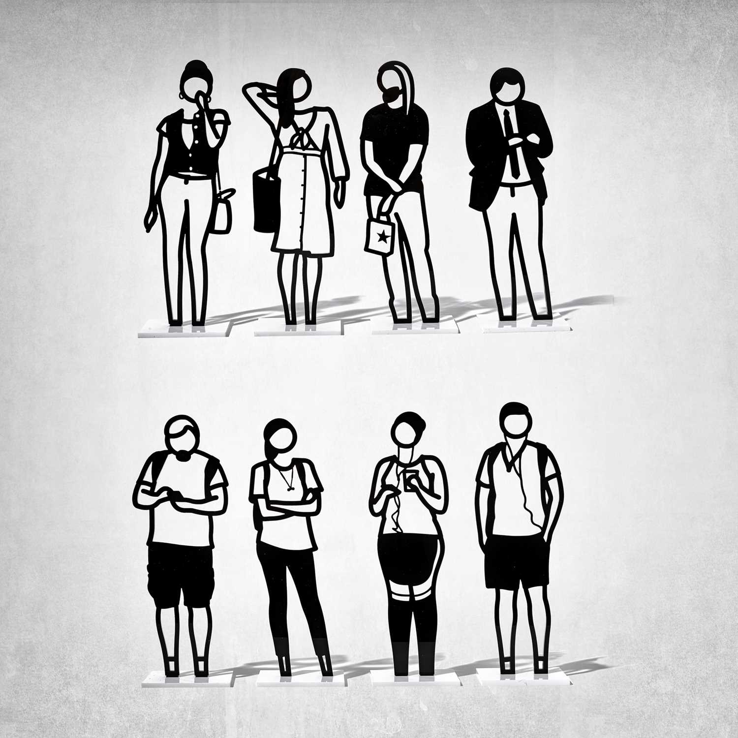 Lot 79 - Julian Opie (British 1958-), 'Boston Statuettes', 2021