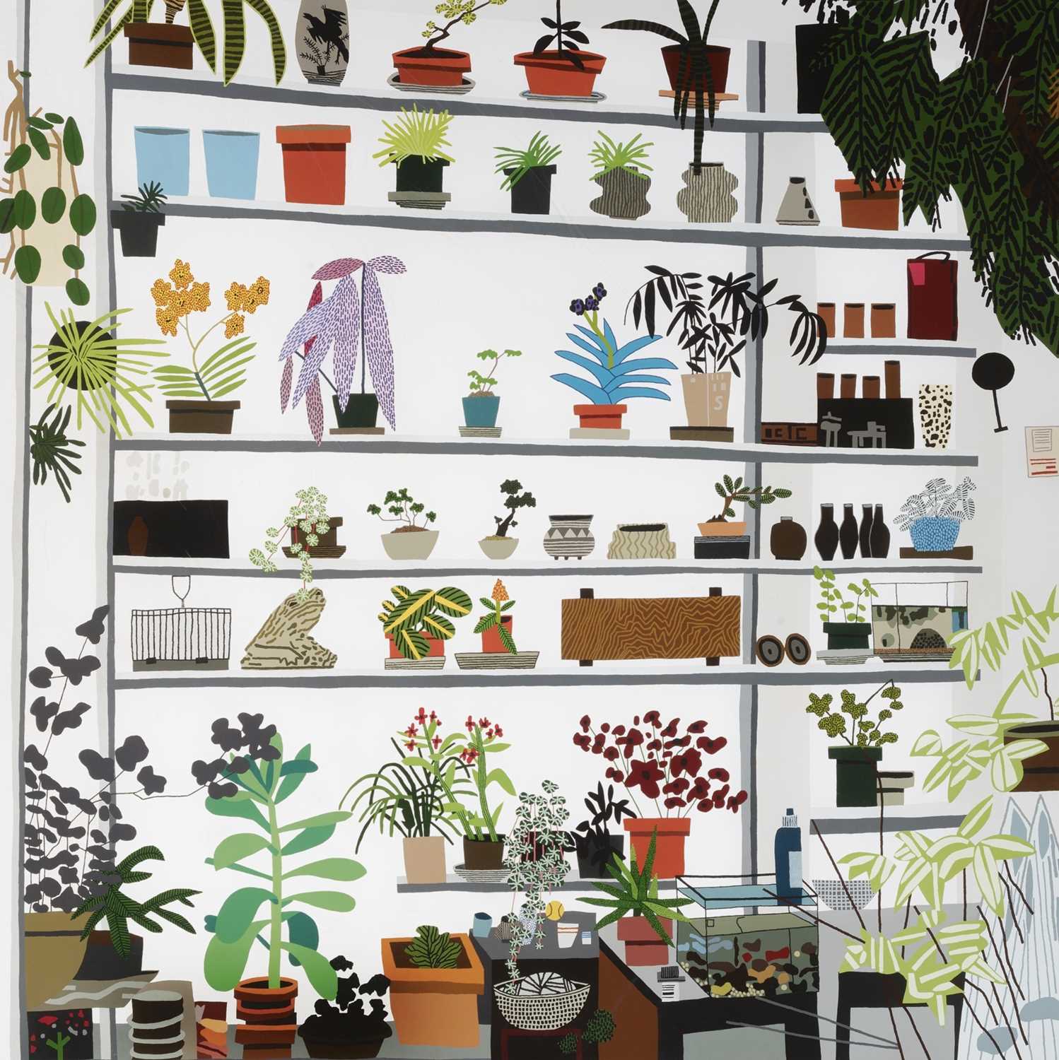 Lot 75 - Jonas Wood (American 1977-), ‘Large Shelf Still Life Poster’, 2017