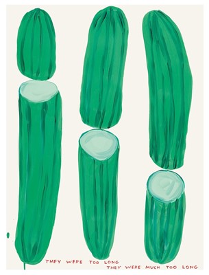 Lot 45 - David Shrigley (British 1968-), 'Vegetable Series', 2021
