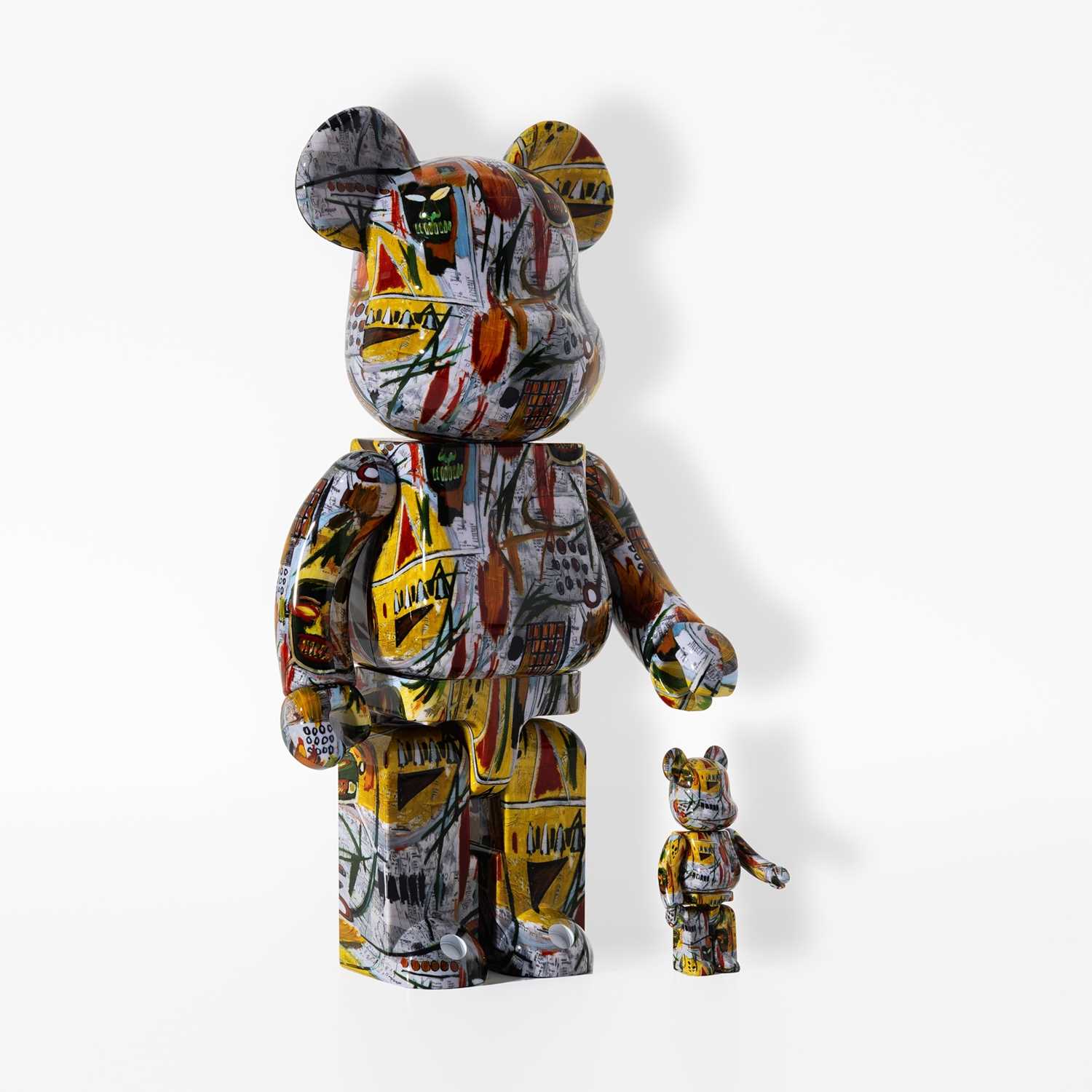 Lot 178 - Bearbrick & Jean-Michel Basquiat, 'Basquiat (400% & 100%)', 2017