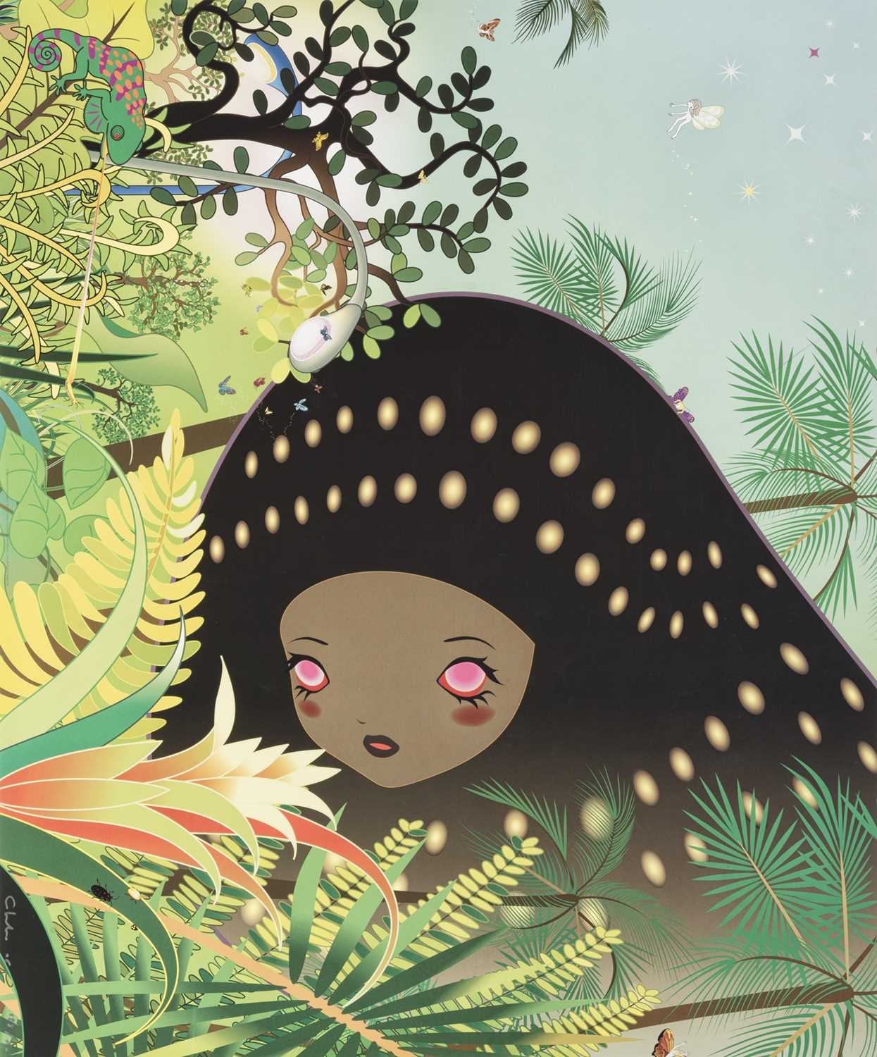 Lot 14 - Chiho Aoshima (Japanese 1974-), 'Building Head Chameleon', 2005