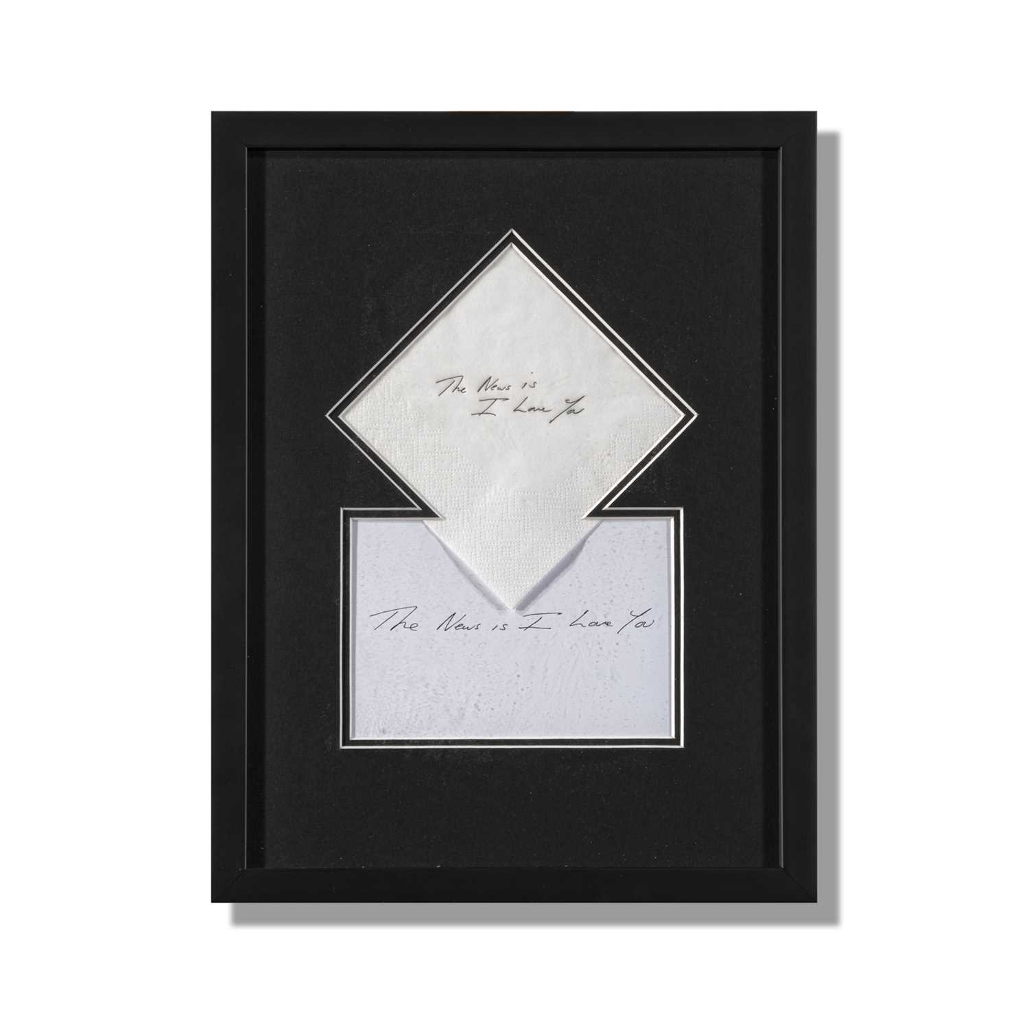 Lot 97 - Tracey Emin (British 1963-), 'The News Is I Love You', 2021
