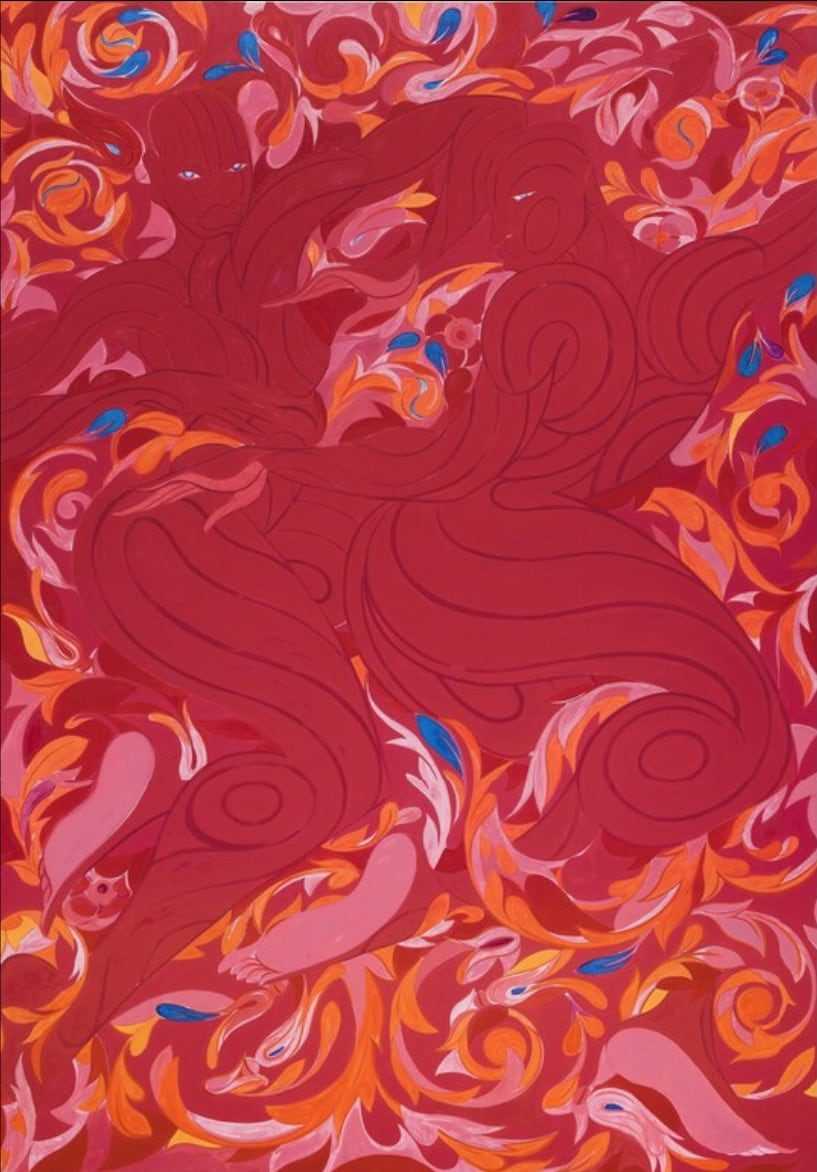 Lot 99 - Tunji Adeniyi-Jones (British 1992-), 'Poetic Feet', 2022