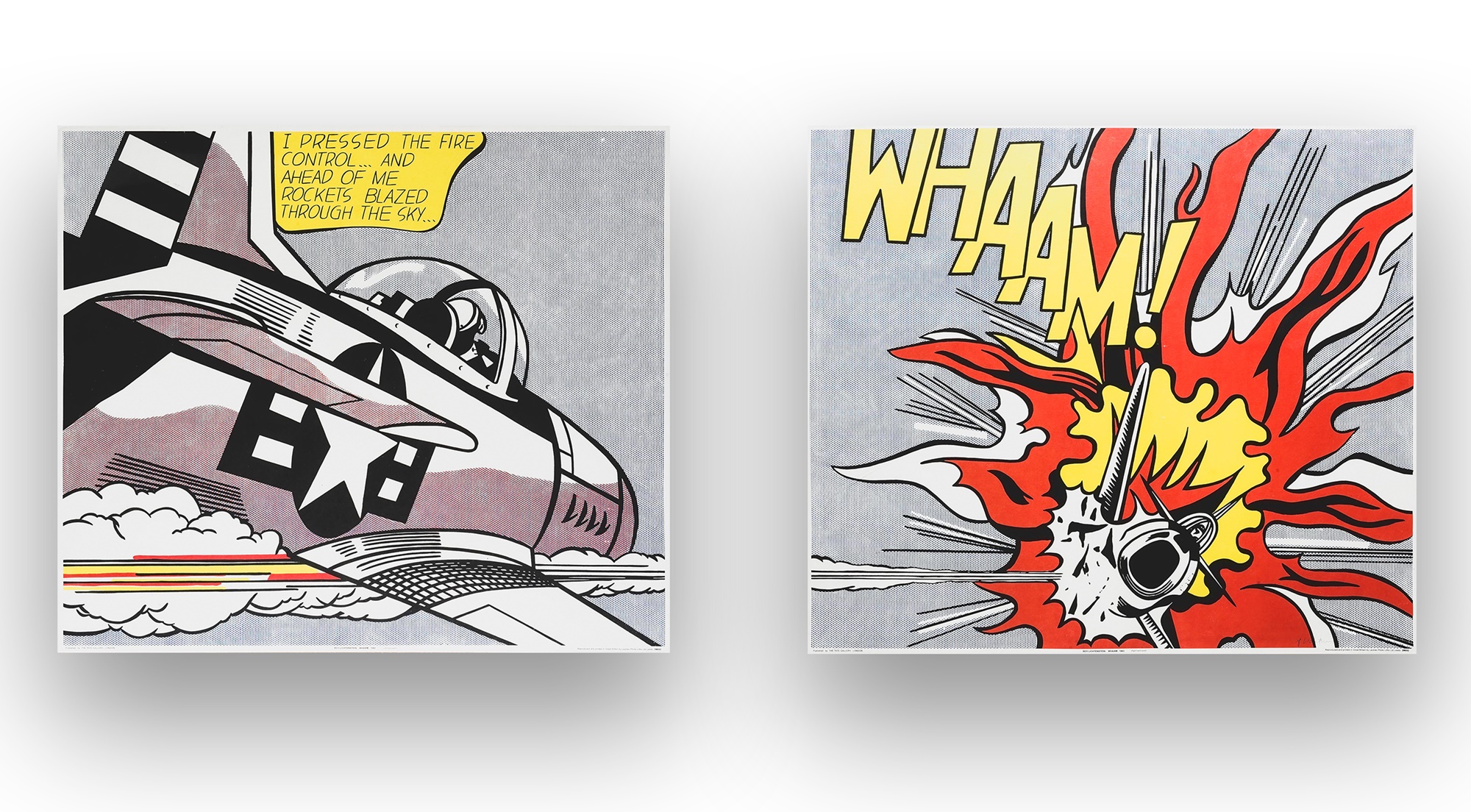 ロンドン　テートギャラリー　ロイリキテンシュタイン　WHAAM! Lot 85 - Roy Lichtenstein (American 1923-1997),