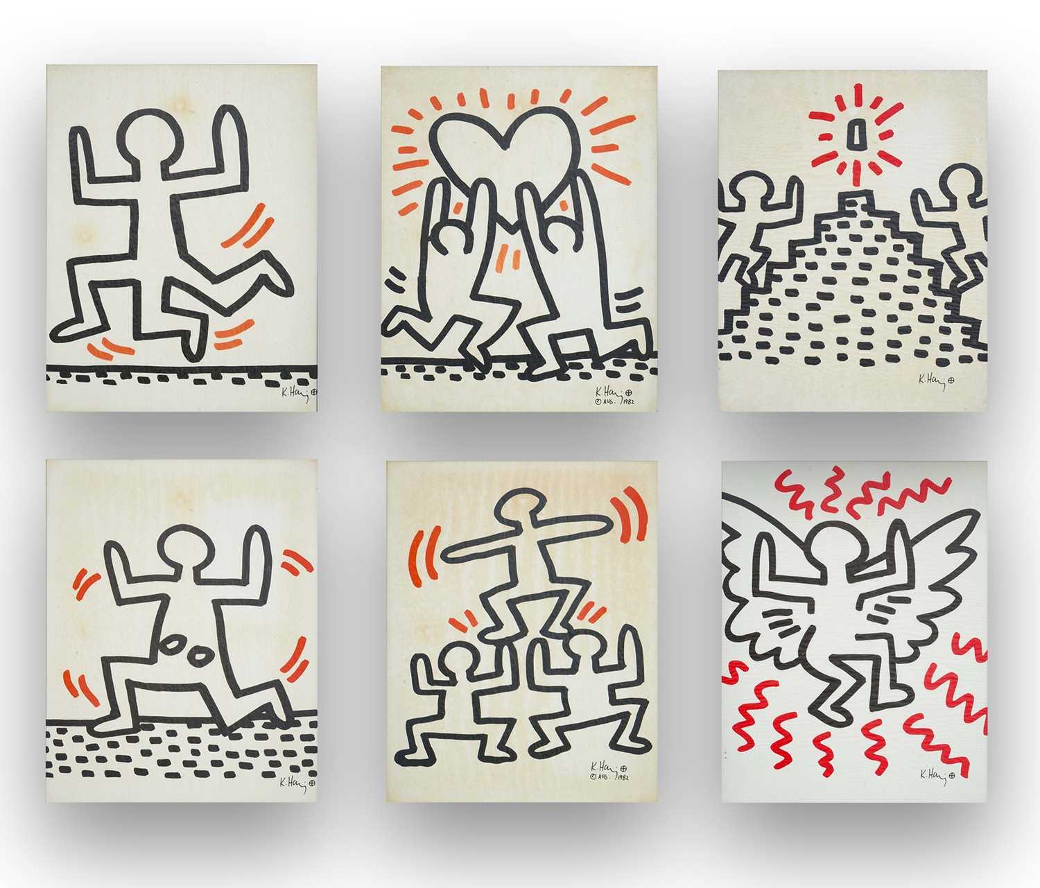 Lot 191 - Keith Haring (American 1958-1990), 'Bayer Suite', 1982