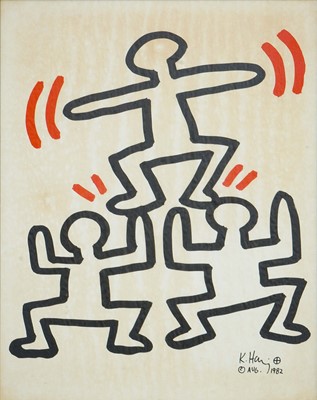 Lot 191 - Keith Haring (American 1958-1990), 'Bayer Suite', 1982