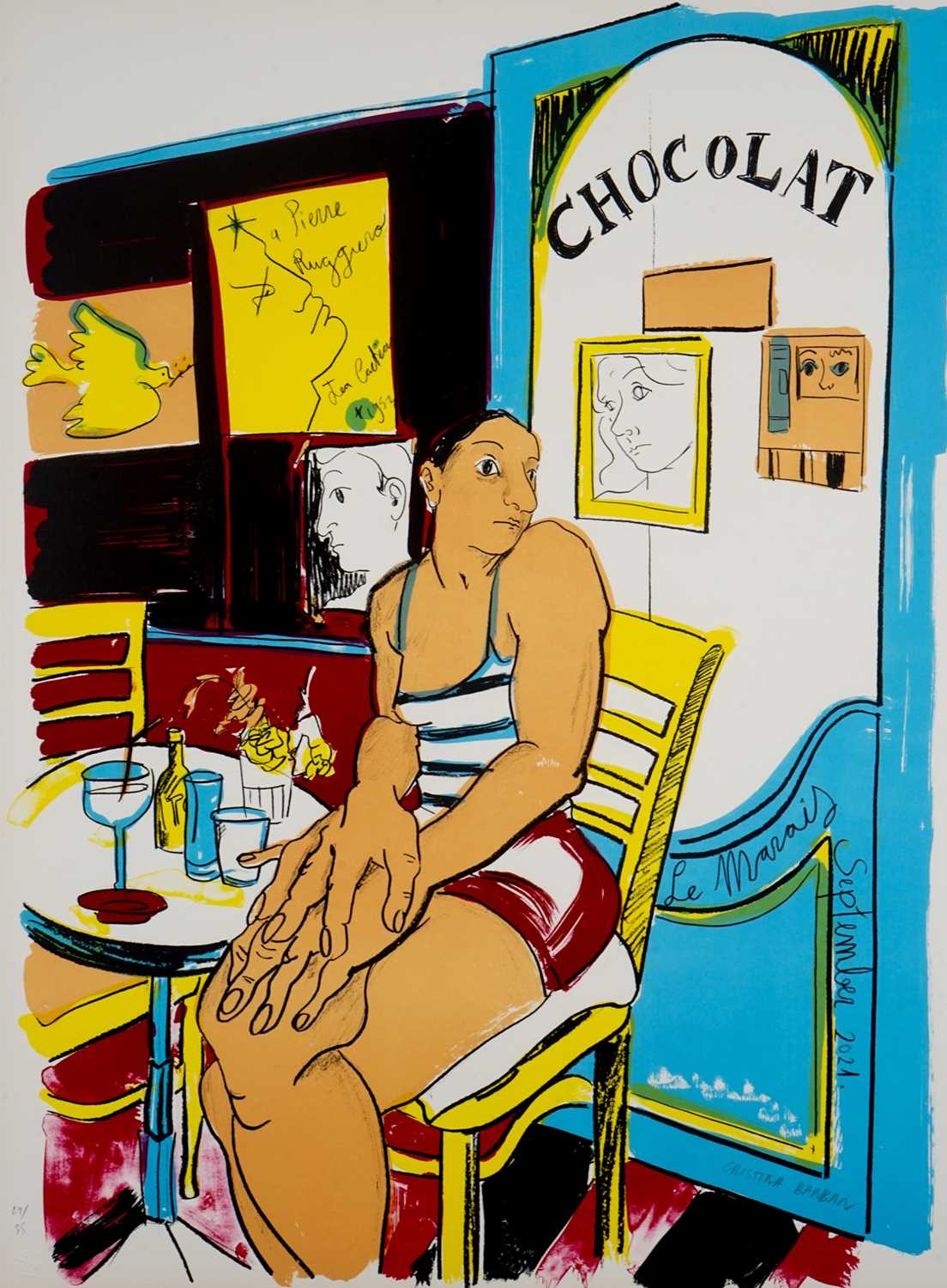 Lot 16 - Cristina Banban (Spanish 1987-), 'Le Marais #3', 2021