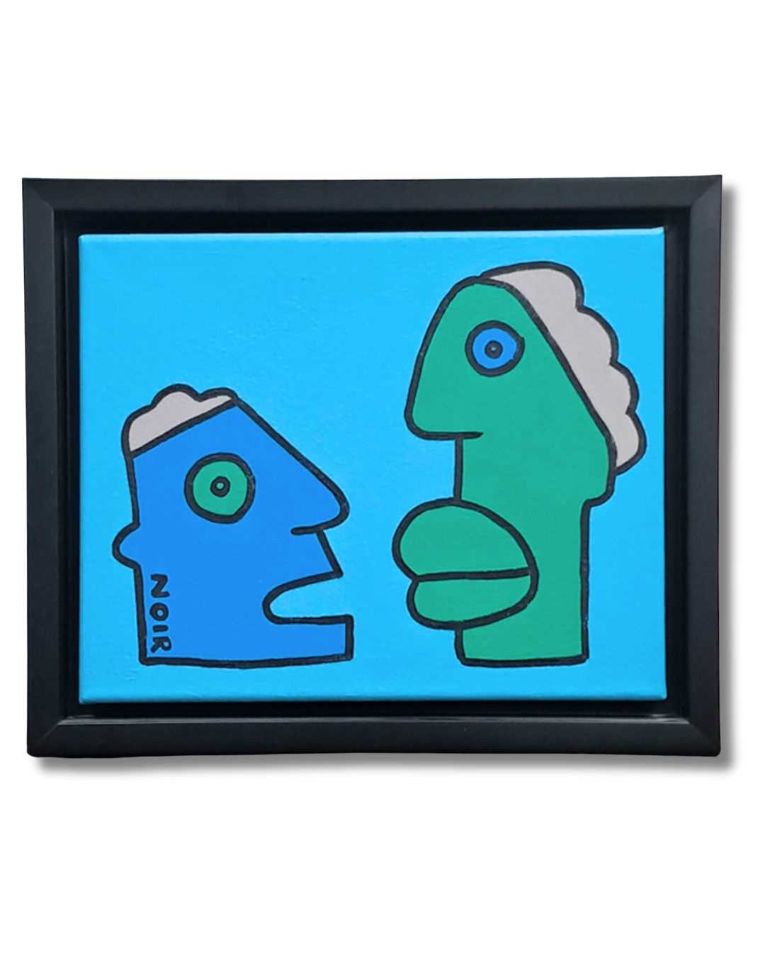 Lot 225 - Thierry Noir (French 1958-), 'Dialogue Starts Again This Time for Real', 2020