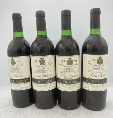 Lot 100 - 12 bottles 1993 Val de Cabrera Carinena