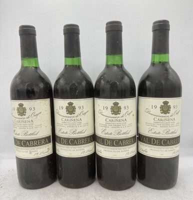 Lot 100 - 12 bottles 1993 Val de Cabrera Carinena