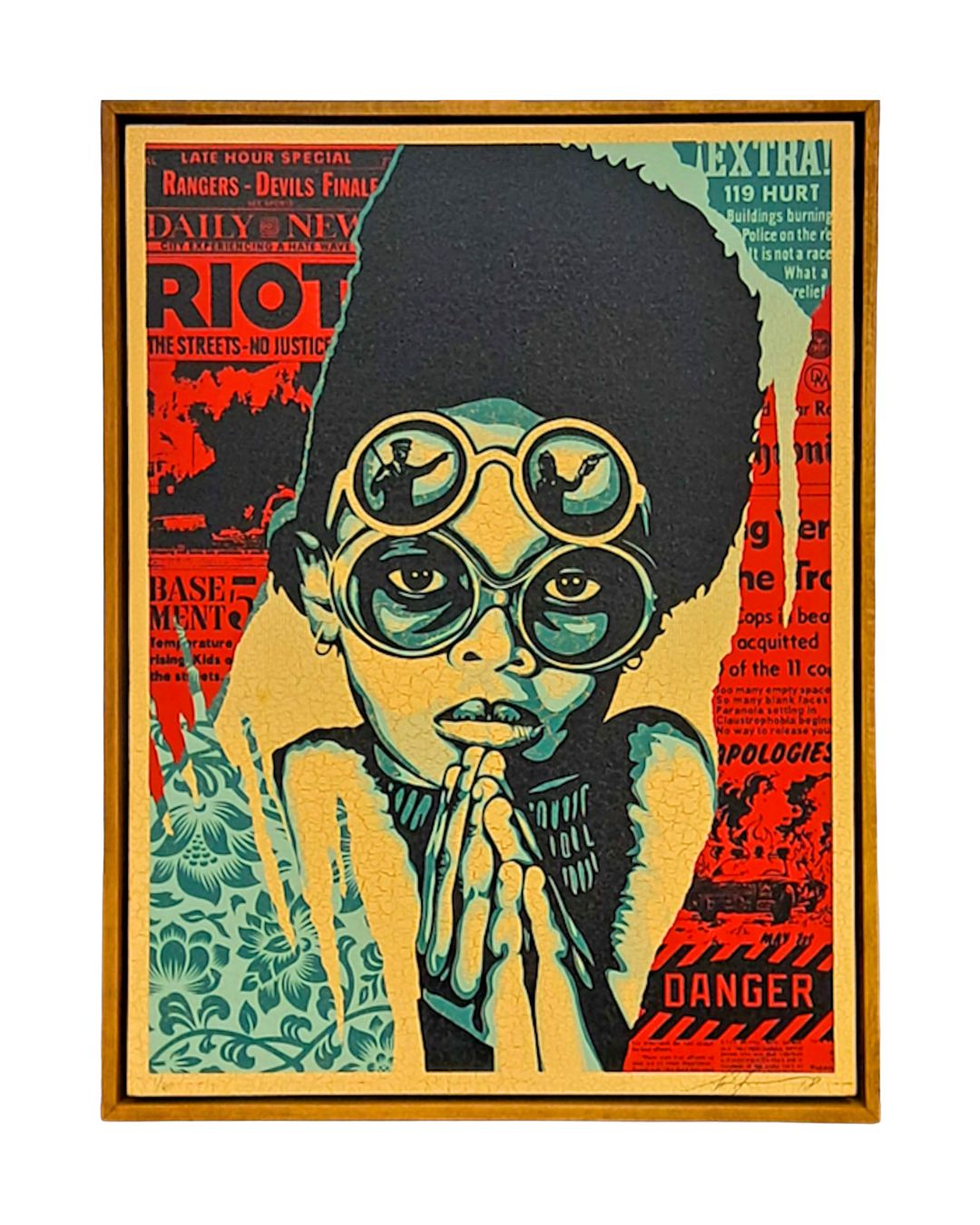 Lot 221 - Shepard Fairey (American 1970-), 'Late Hour