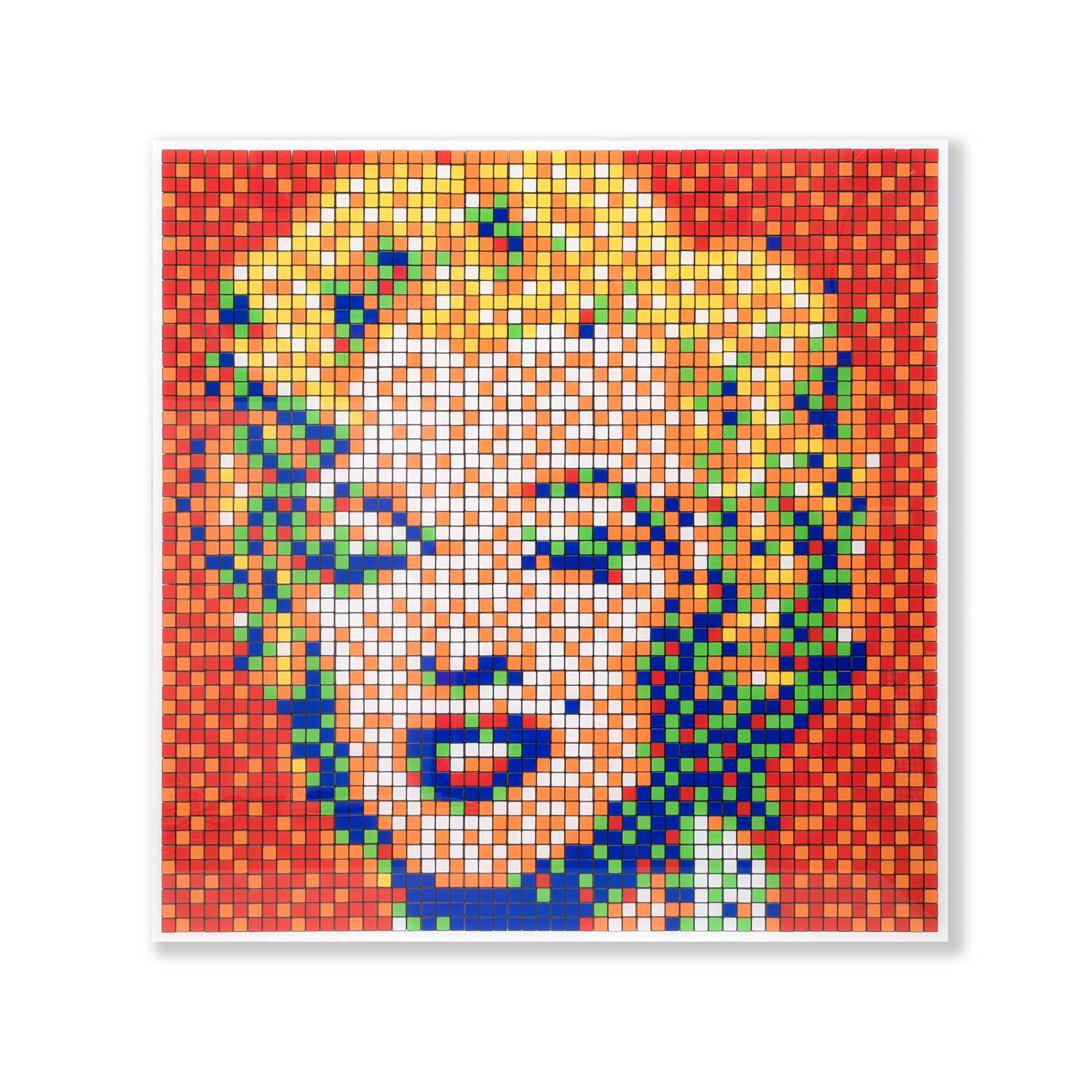 Lot 184 - Invader (French 1969-), 'Rubik Shot Red Marilyn', 2023