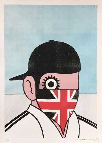Lot 280 - Paul Insect (British 1971-), 'Clockwork Britain (Blue)', 2019