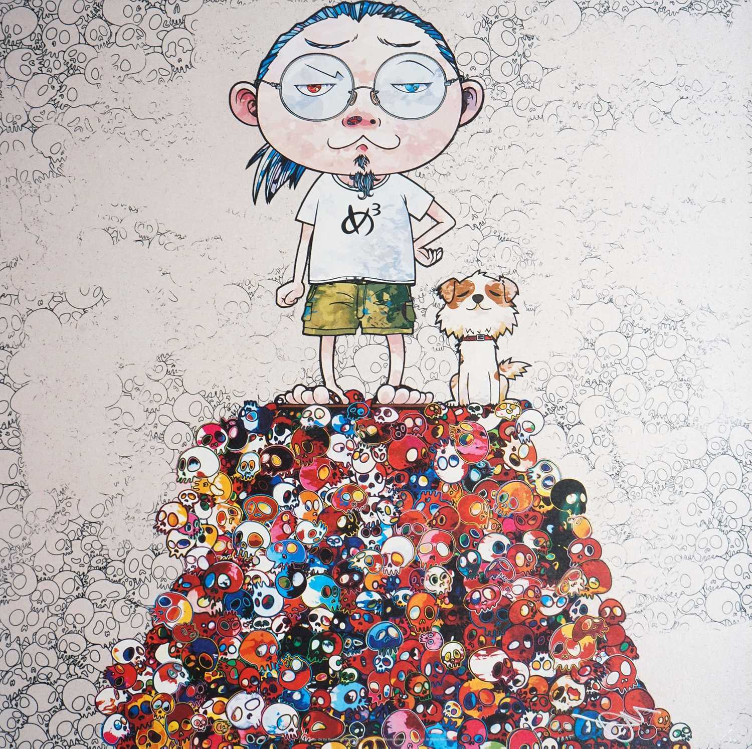 Lot 4 - Takashi Murakami (Japanese 1962-), 'Pom & Me: On the Red Mound of the Dead', 2013