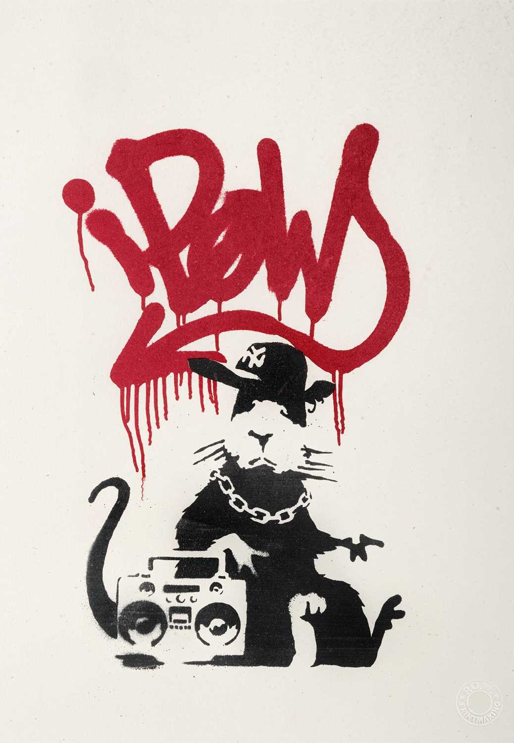 Lot 150 - Banksy (British 1974-), ‘Gangsta Rat’, 2004