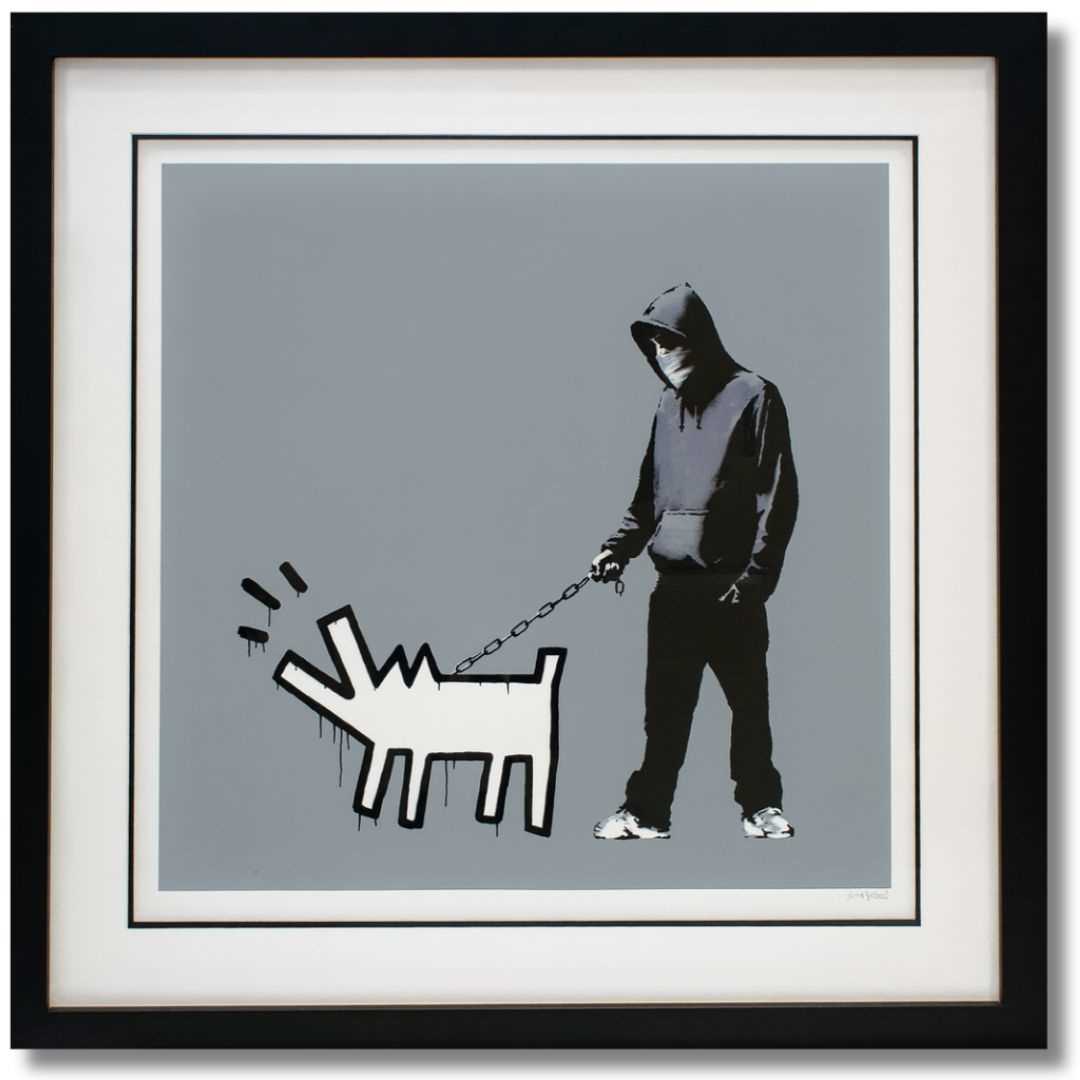 Lot 180 - Banksy (British 1974-), 'Choose Your Weapon (Grey)', 2010