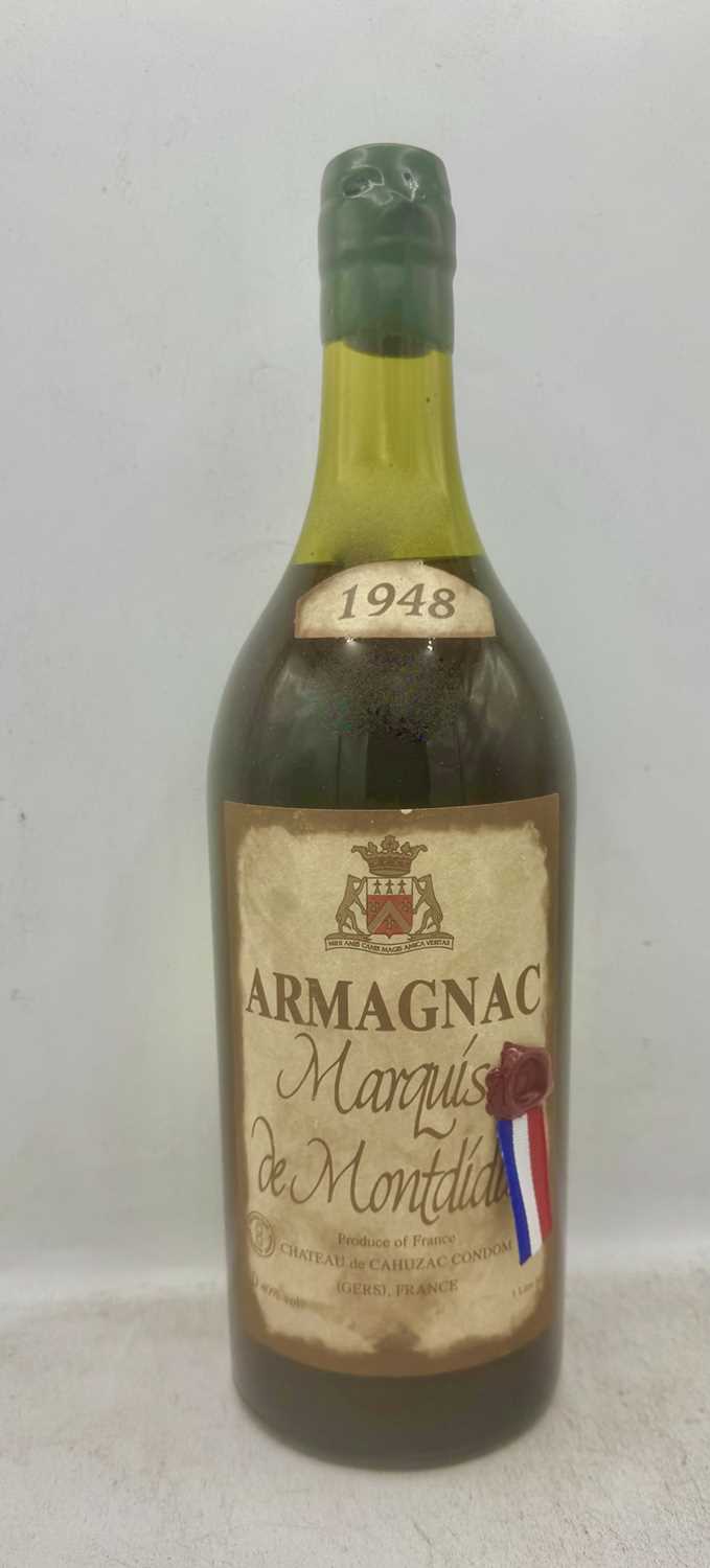 Lot 140 - 1 magnum 1948 Marquis de Montdidier Armagnac