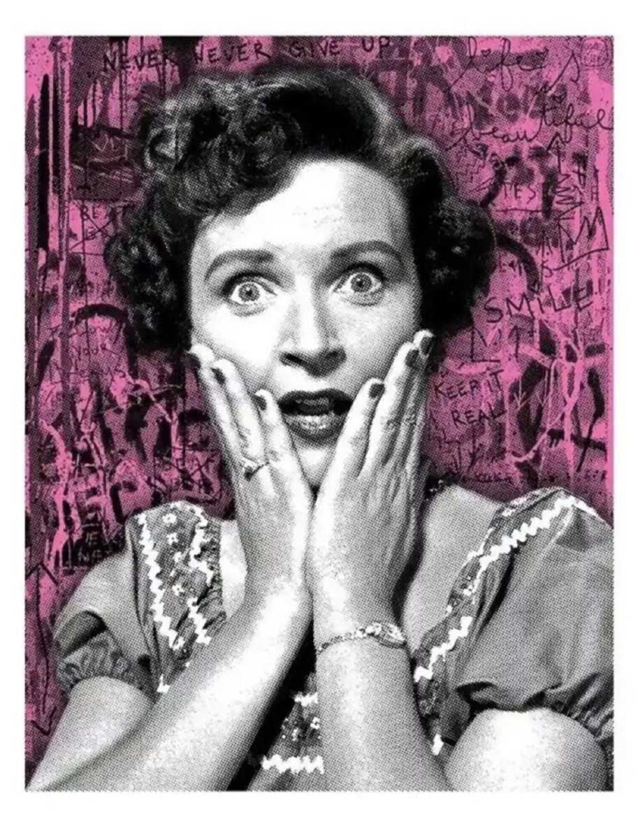 Lot 239 - Mr Brainwash (French 1966-), 'Golden Girl', 2022
