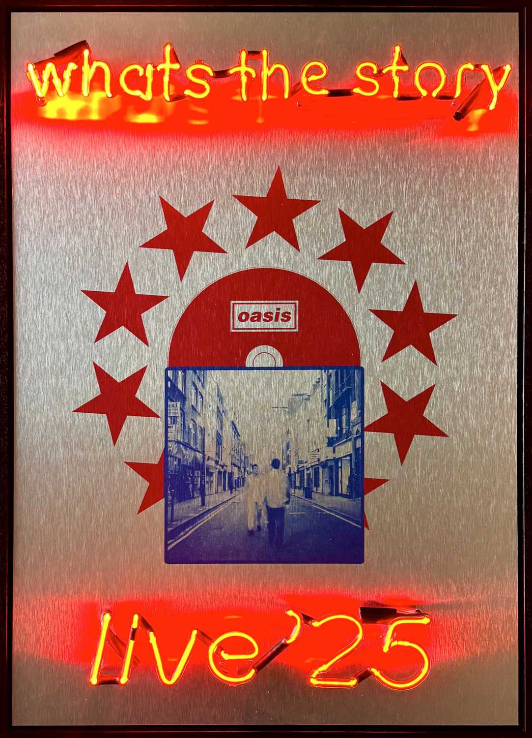 Lot 69 - Illuminati Neon (British 1965-), 'What's The Story (Live '25)', 2025