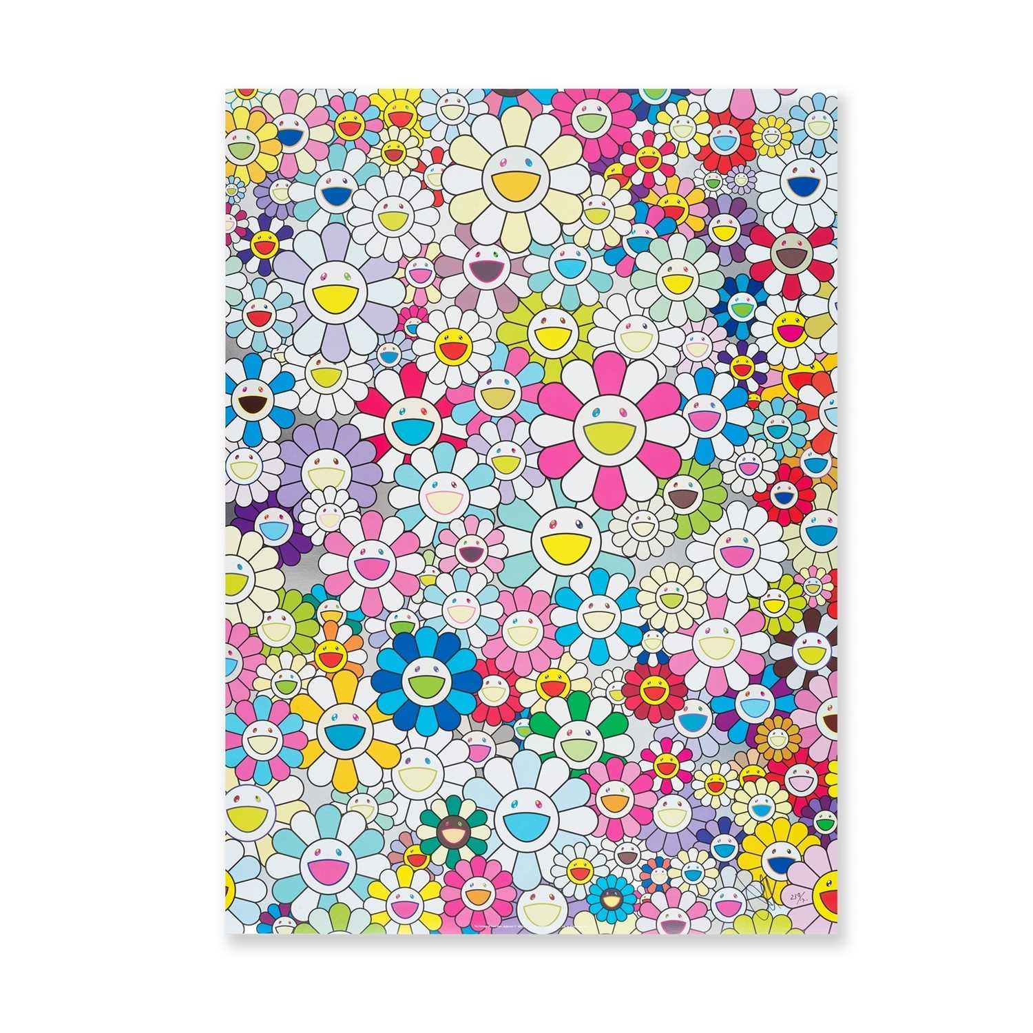 Lot 96 - Takashi Murakami (Japanese 1962-), 'An Homage To Yves Klein, Multicolor C', 2012