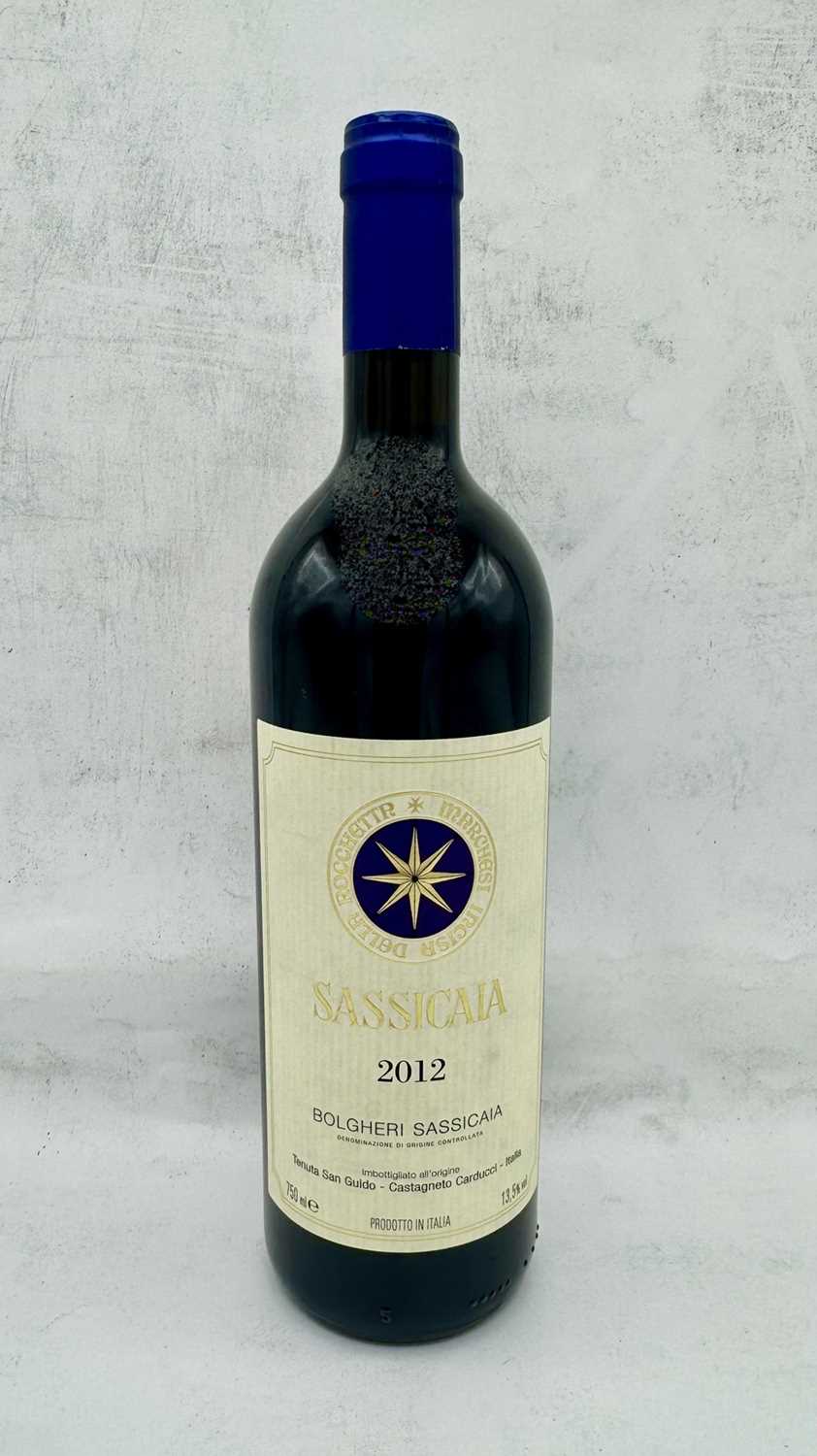 Lot 99 - 1 bottle 2012 Sassicaia