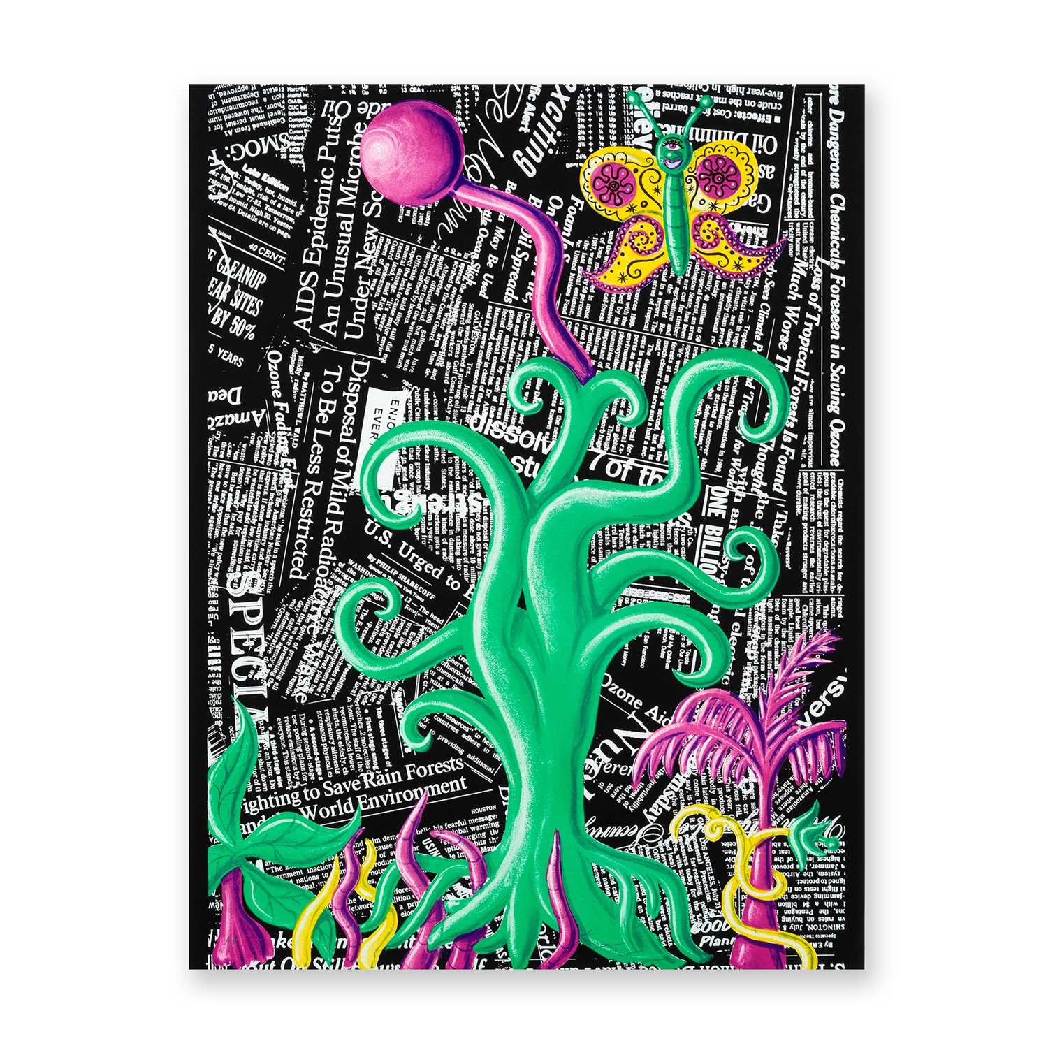 Lot 81 - Kenny Scharf (1958-), 'Untitled from Columbus - In Search of a New Tomorrow', 1992