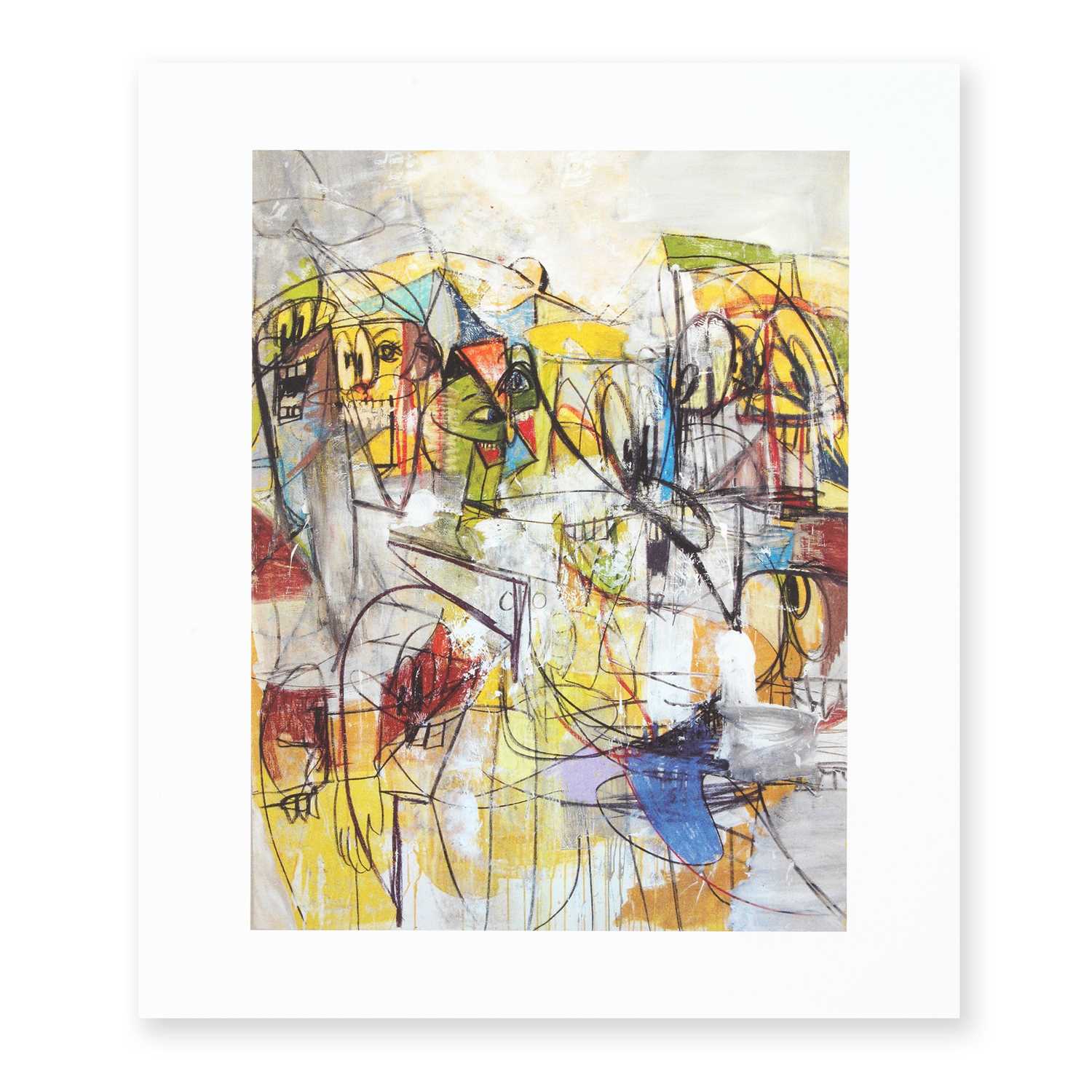 Lot 62 - George Condo (American 1957-), 'Plate 6, Internal Voices', 2011
