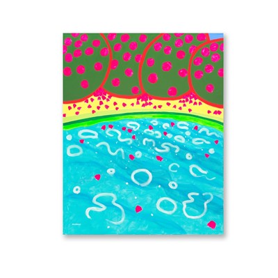 Lot 139 - Duncan McCormick (British 1977-), 'Pool & Petals', 2022