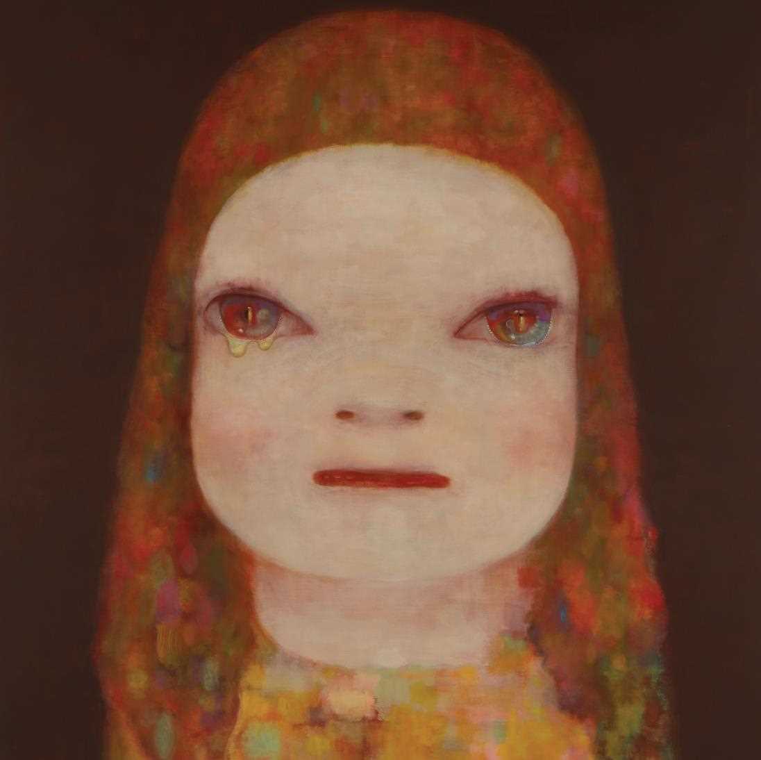 Lot 107 - Yoshitomo Nara (Japanese 1959-), 'Midnight Tears Scarf', 2025