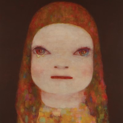 Lot 107 - Yoshitomo Nara (Japanese 1959-), 'Midnight Tears Scarf', 2025