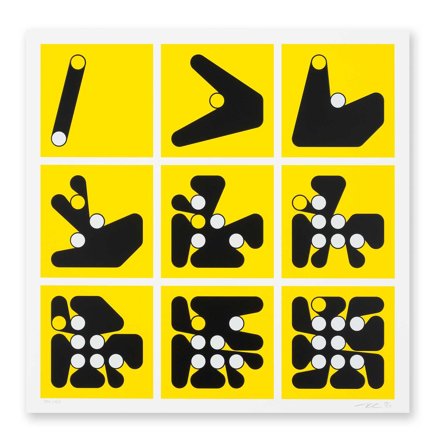 Lot 48 - Dmitri Cherniak (Canadian 1988-), 'Ringers #962 (The LACMA Iterations), 2023