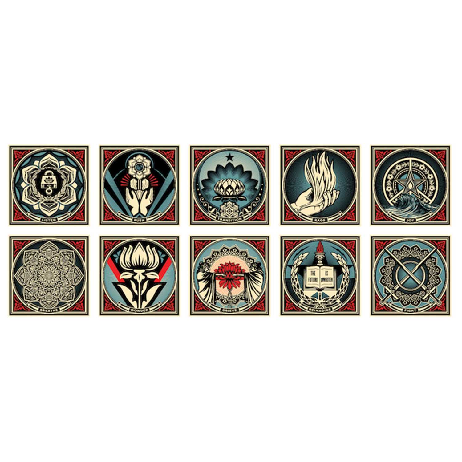 Lot 256 - Shepard Fairey (American 1970-), 'The Revolutionary Love Box Set', 2021