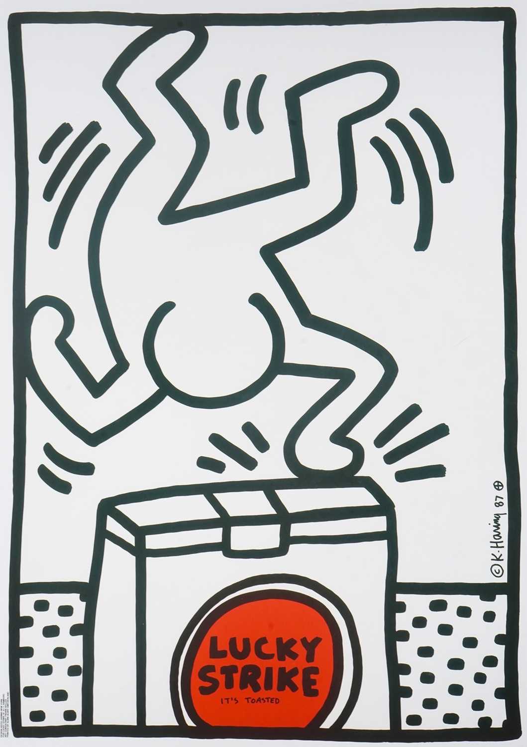 Lot 243 - Keith Haring (American 1958-1990), 'Lucky Strike I' 1987