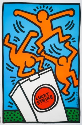 Lot 244 - Keith Haring (American 1958-1990), 'Lucky Strike III' 1987