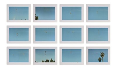 Lot 156 - John Baldessari (American 1931-2020), 'Throwing Three Balls in the Air to Get a Straight Line (Best of Thirty-Six Attempts)', 1973