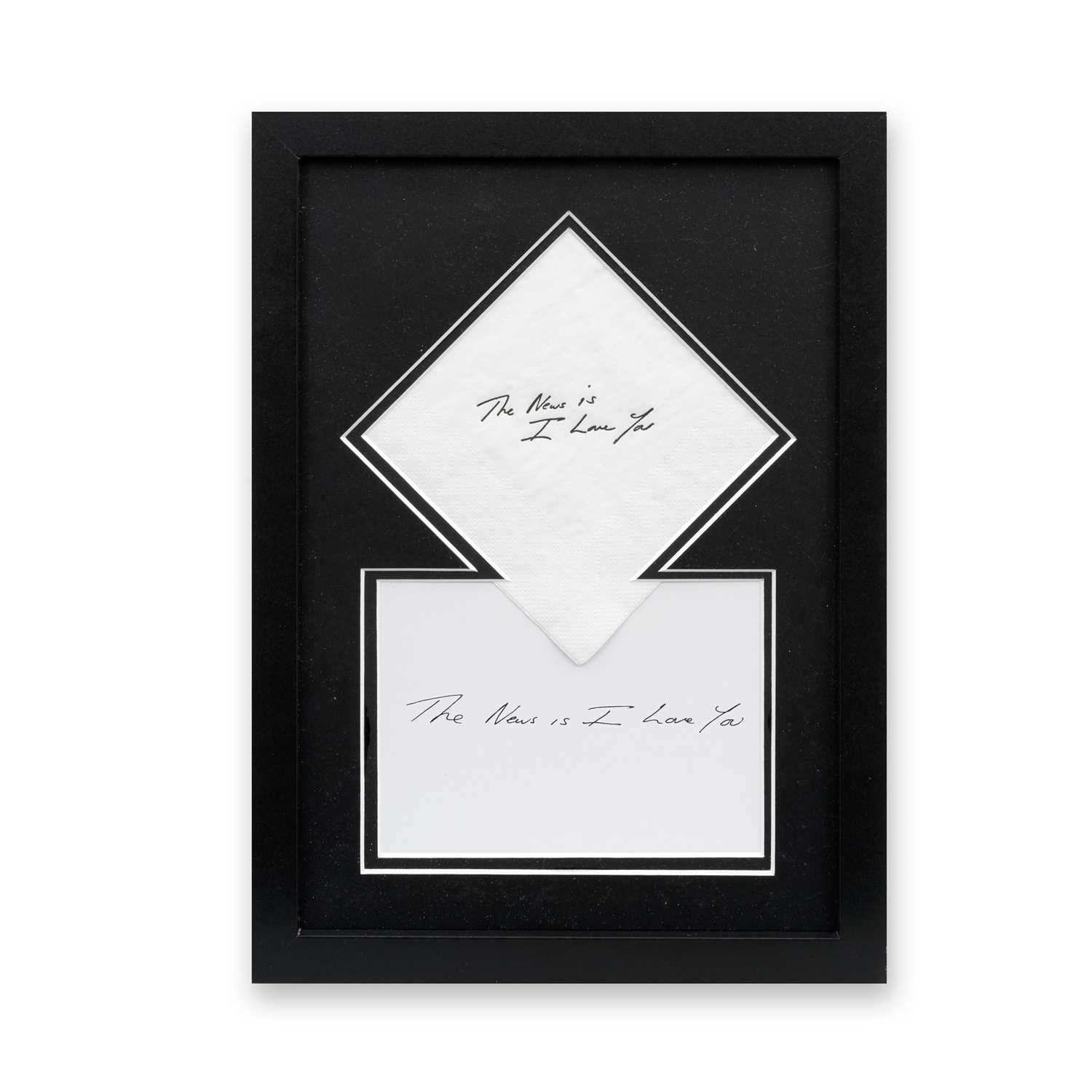 Lot 102 - Tracey Emin (British 1963-), 'The News Is I Love You', 2021
