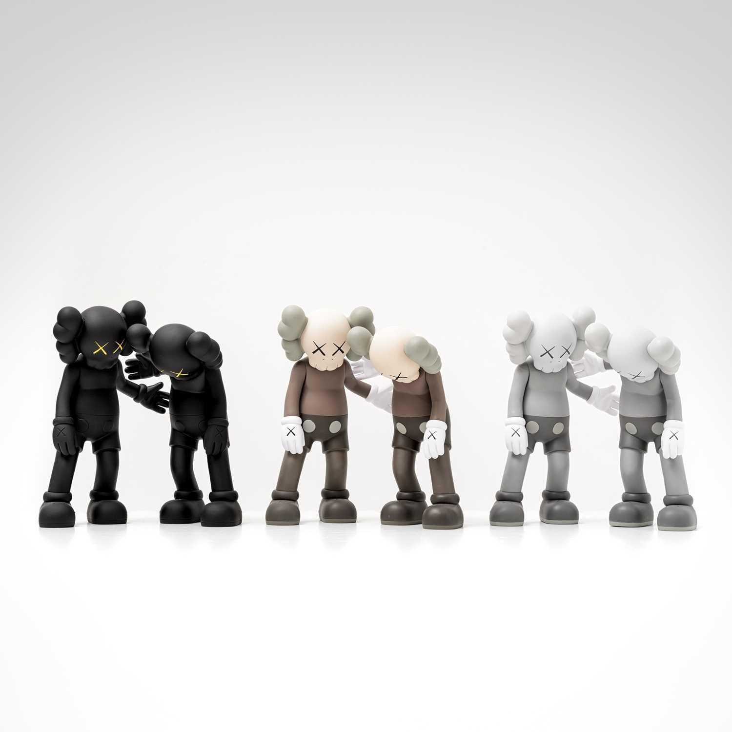 Lot 237 - Kaws (American 1974-), 'Along The Way (Black, Brown & Grey)', 2019