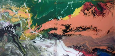 Lot 145 - Gerhard Richter (German 1932-), ‘Flow (P15)’, 2016