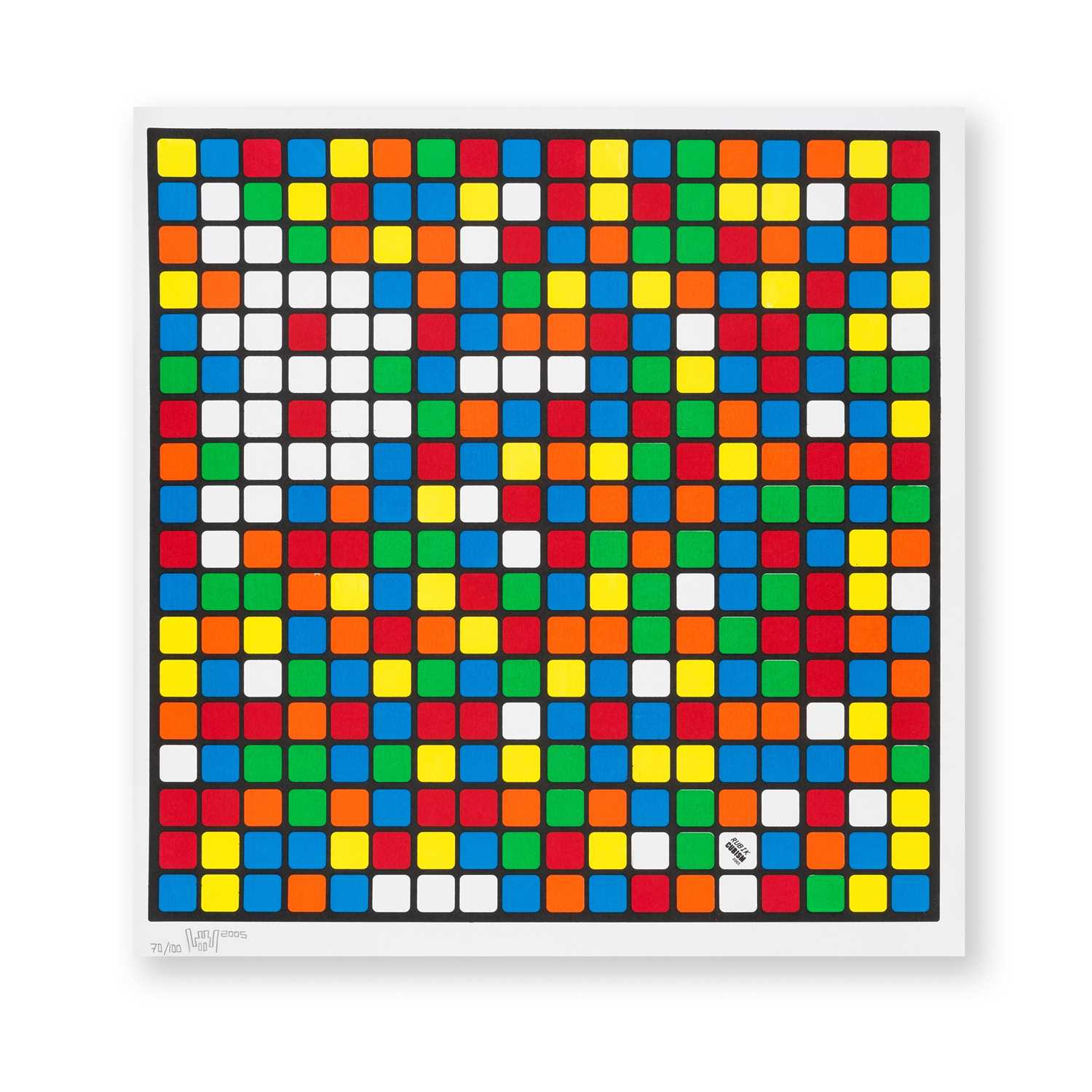 Lot 191 - Invader (French 1969-), 'Albino Invader', 2005