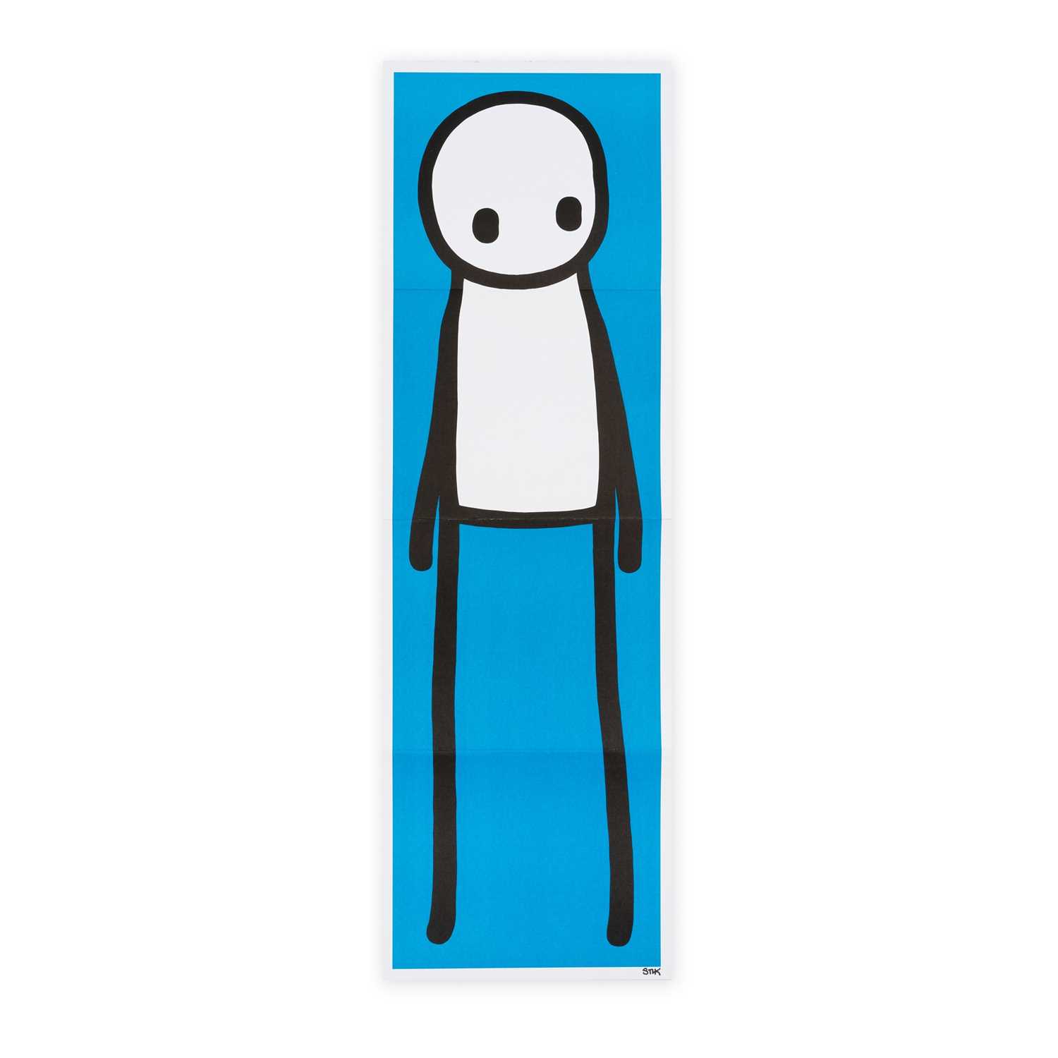 Lot 264 - Stik (British 1979-), ‘Standing Figure (Blue)’, 2015