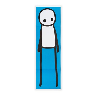Lot 264 - Stik (British 1979-), ‘Standing Figure (Blue)’, 2015