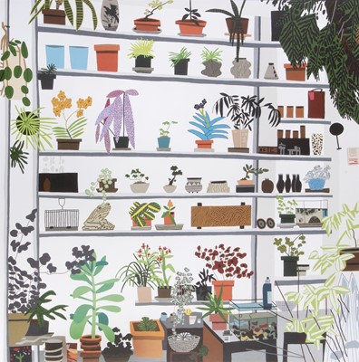 Lot 59 - Jonas Wood (American 1977-), ‘Large Shelf Still Life Poster’, 2017