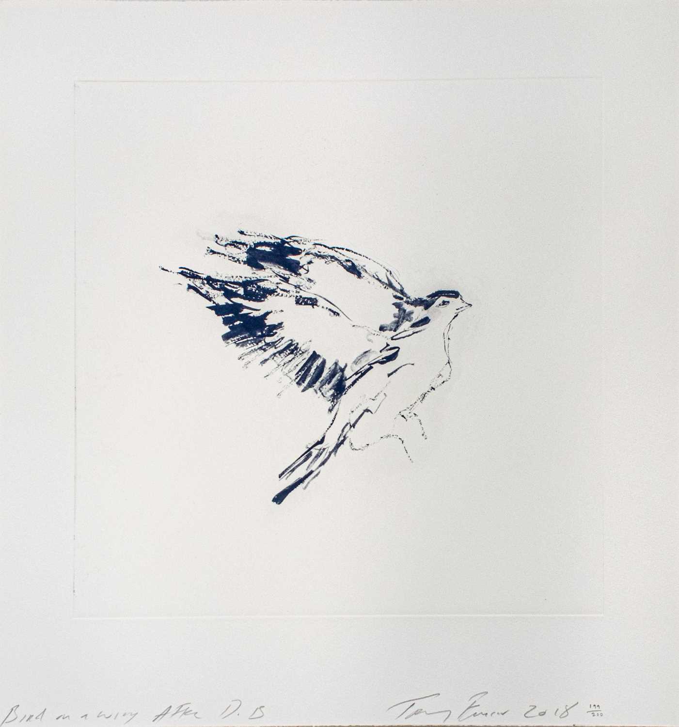 Lot 103 - Tracey Emin (British 1963-), 'Bird On A Wing After DB', 2018