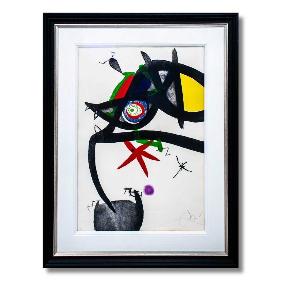 Lot 155 - Joan Miro (Spanish 1893-1983), 'Quatre Colors Aparien El Món (Four Colours Will Beat the World)', 1975