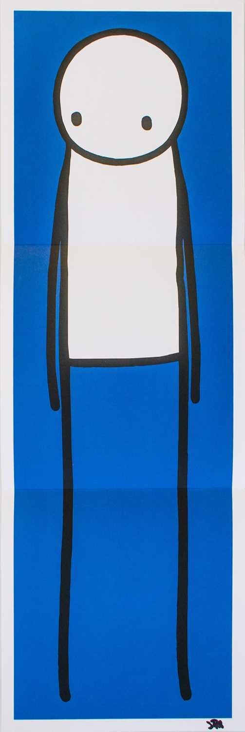Lot 263 - Stik (British 1979-), 'Standing Figure (UK Big Issue Blue)', 2013