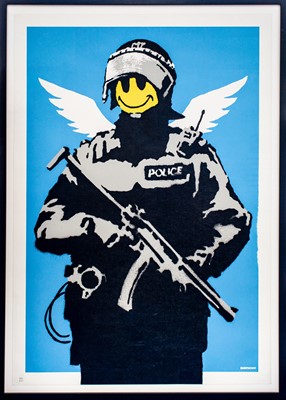 Lot 183a - Banksy (British 1974-), 'Flying Copper', 2003