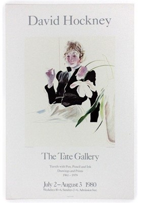 Lot 28a - David Hockney (British 1937-), 'Celia In A Black Dress With White Flowers', 1972